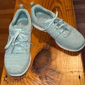 Skechers Light Blue Memory Foam Sneakers